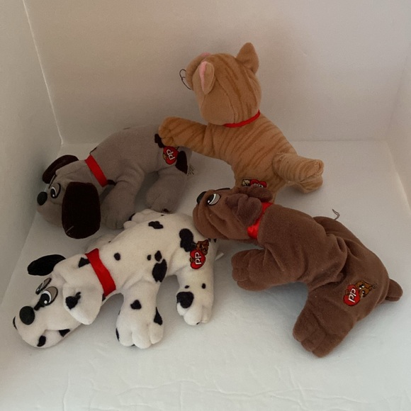 Vintage Tonka 1985 Pound Puppies (3) & Kitty Plush Stuffed Animal Toy 7.5” - Picture 5 of 8